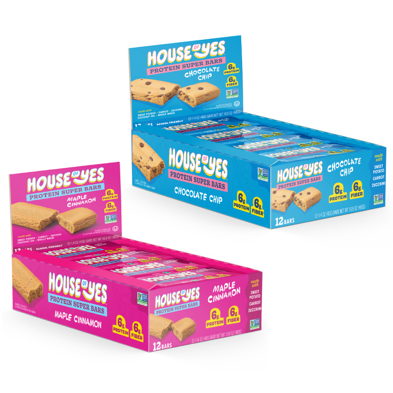 Chocolate Chip & Maple Cinnamon Bundle (24 bars)